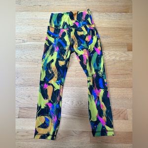 Rare colorful Lululemon Crops